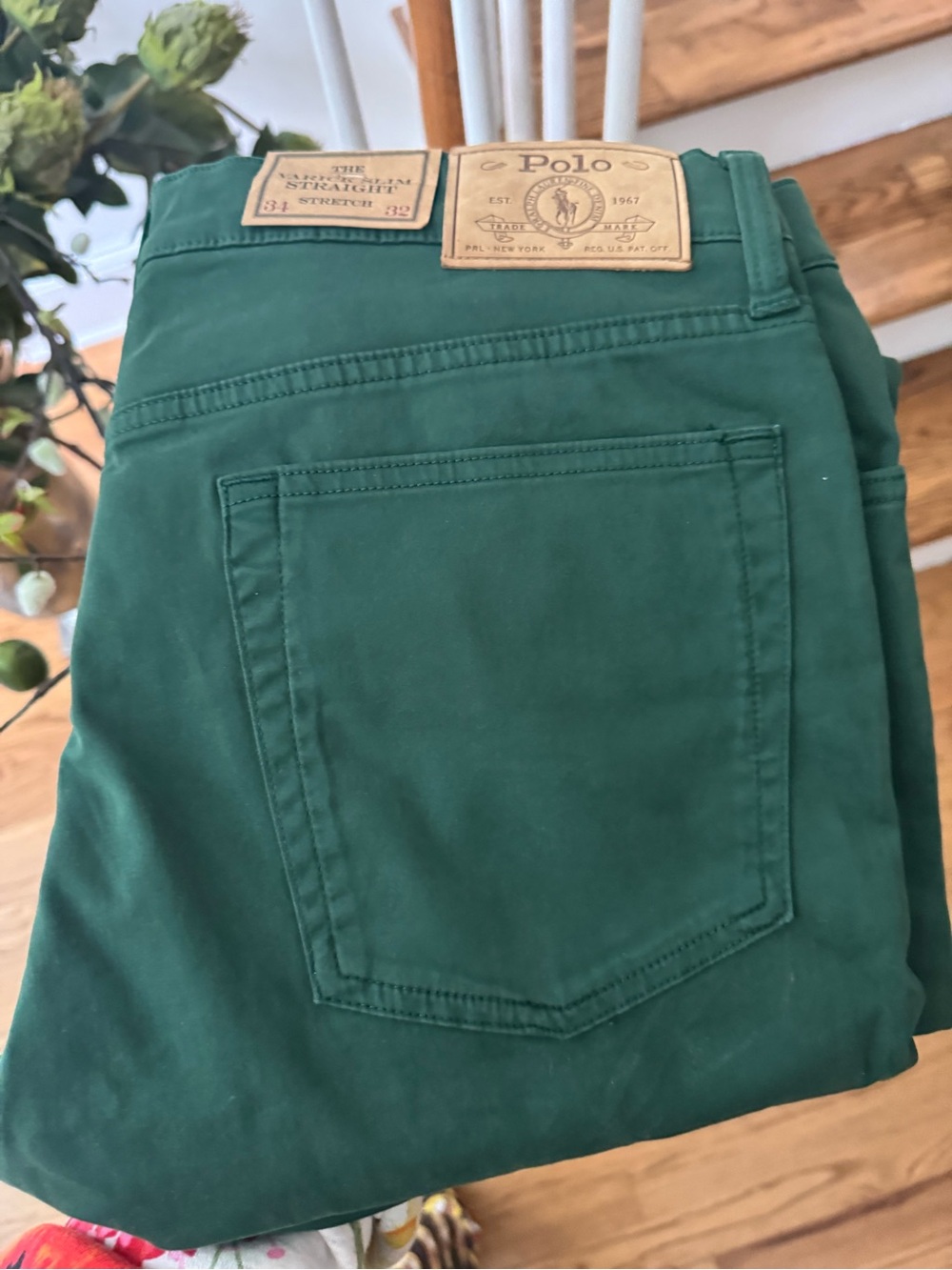 NWT Mens’ Polo Ralph Lauren Forest Green Jeans